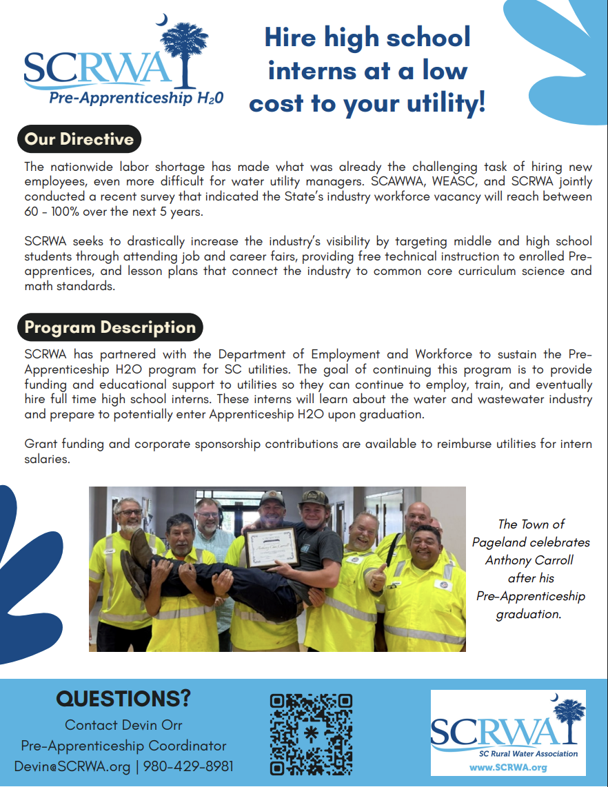 SCRWA-Internship-Pre-Apprenticeship-Flyer preview image